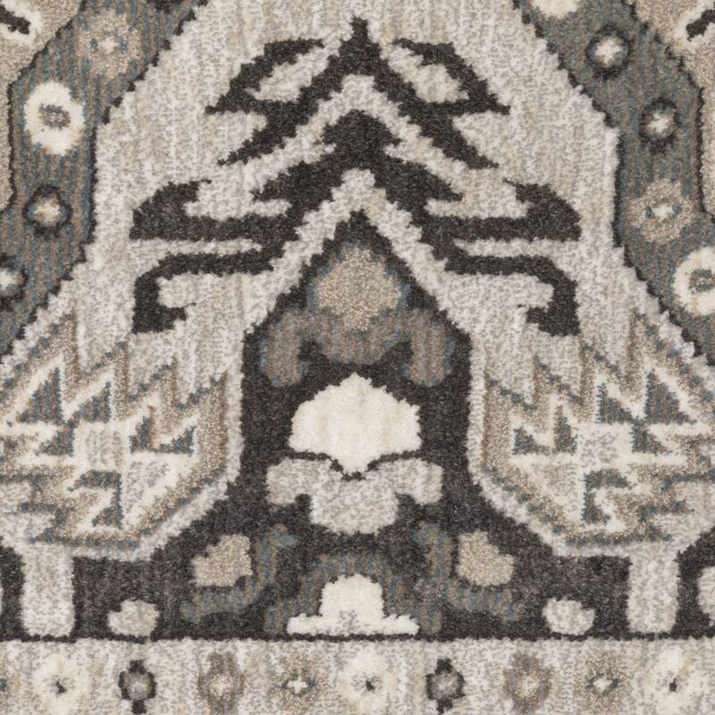 HomeRootsMedallion Traditional Runner Area Rug