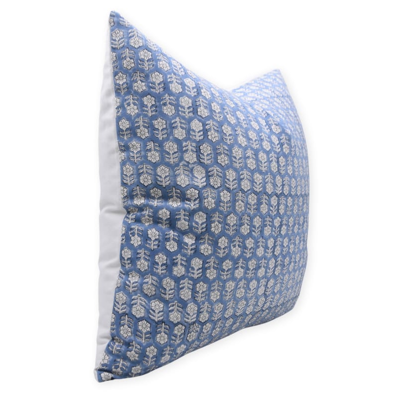 Fabdivine Cotton Outdoor Sofa Block print pillow Cover