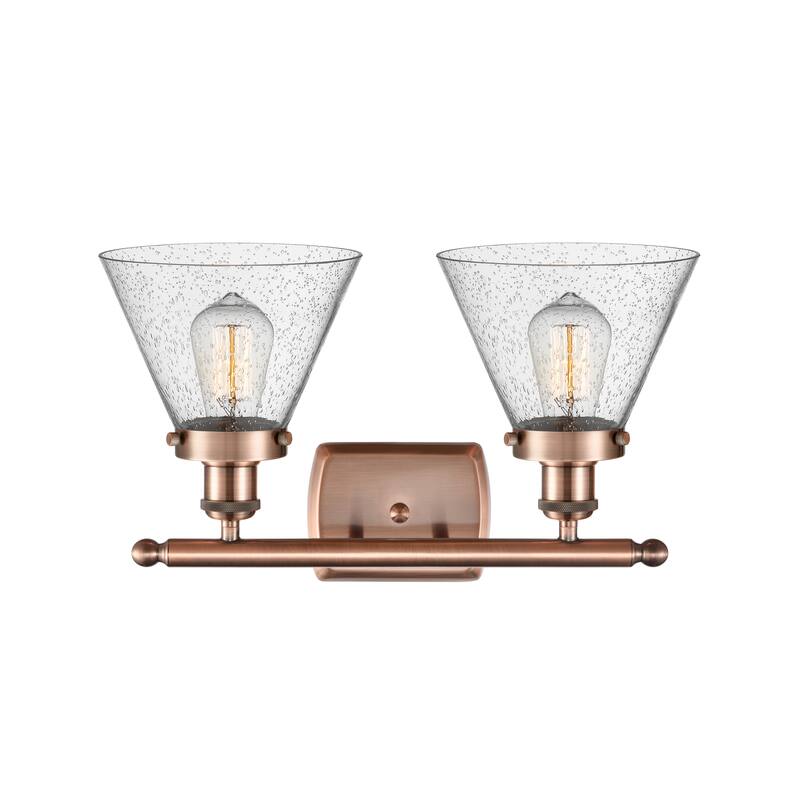 Innovations Lighting Ballston Urban Cone - 2 Light 18" Bath Vanity Light