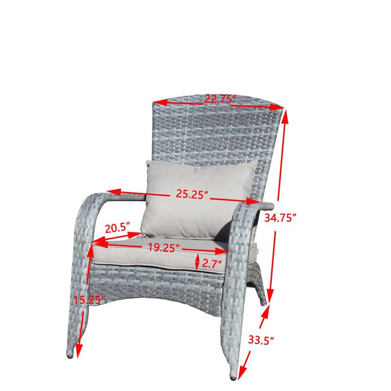Patio Chair With Cushions (Excluding the table)