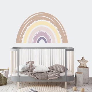 Boho Rainbow Wall Decal for Kids Room Decor - Bed Bath & Beyond - 34232474