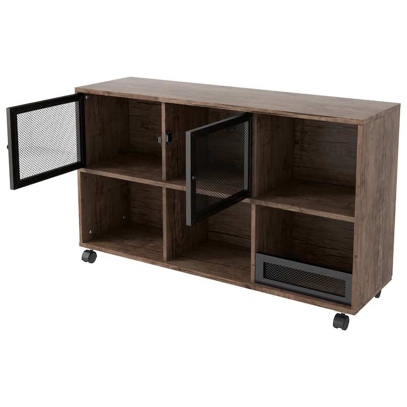 Twin Size Metal Loft Bed with Movable Storage Cabinets, Low Loft Bed Metal Frame Bed with Stairs for Kids