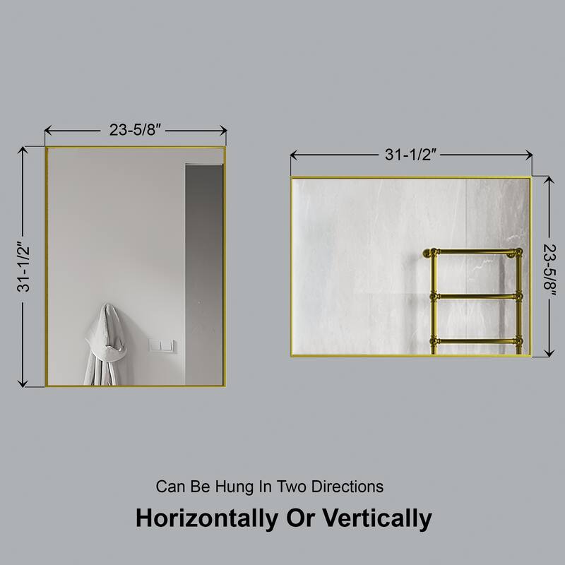 Catton Mirror - Rectangle 32" High