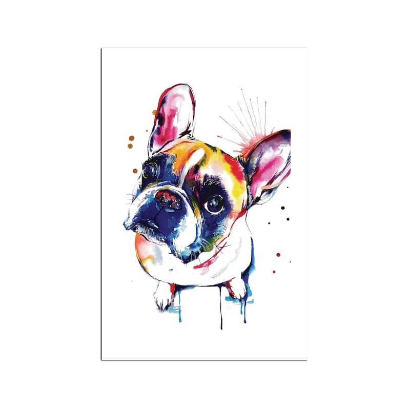 Frenchie II Fine Art Paper Print by Weekday Best - Multi