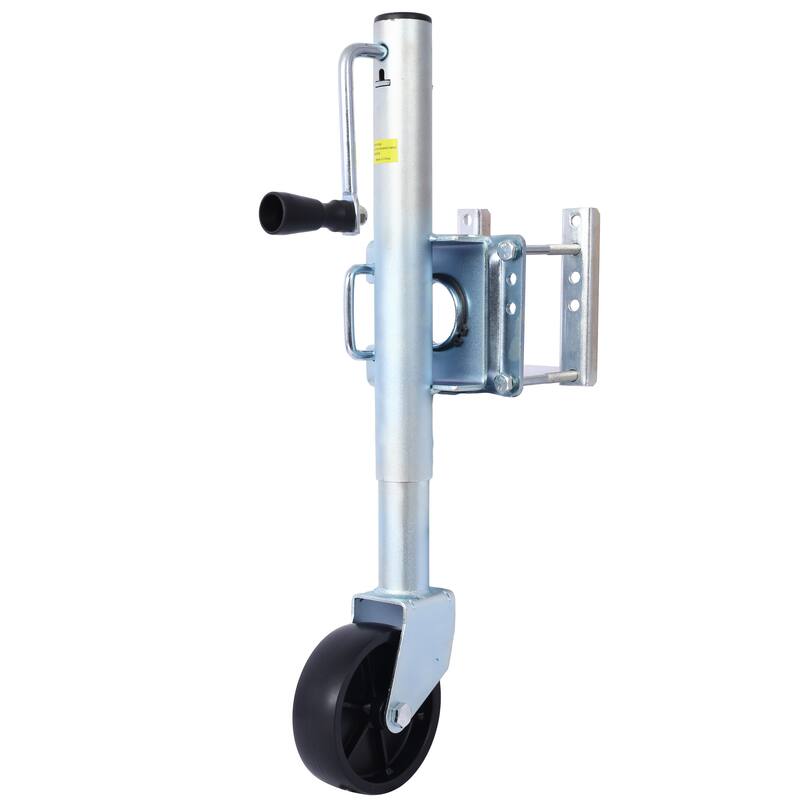 Trailer Jack, Boat Trailer Jack 32.8 in, Bolt-on Trailer Tongue Jack Weight Capacity 1000 lb, with PP Wheels and Handle