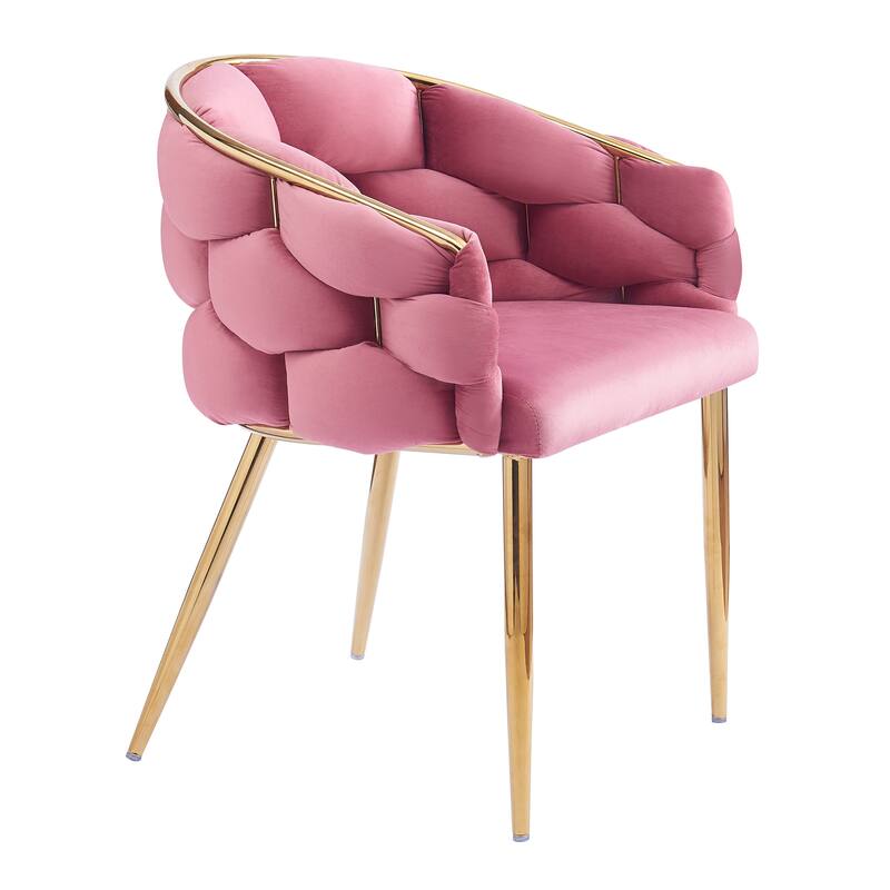 Handmade Accent Chair Balcony Chair Velvet Armchair Dining Chair