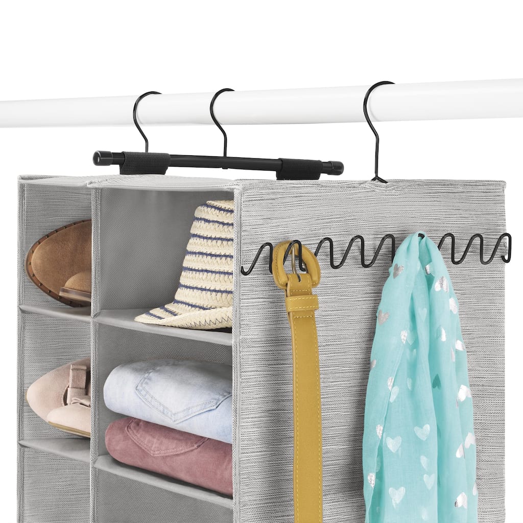 Whitmor Hanging Shoe & Sweater Organizer - Gray