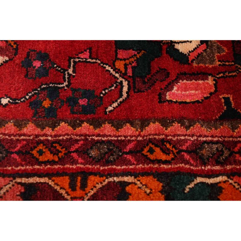 ECARPETGALLERY Hand-knotted Andelz Red Wool Rug - 4'9 x 8'11
