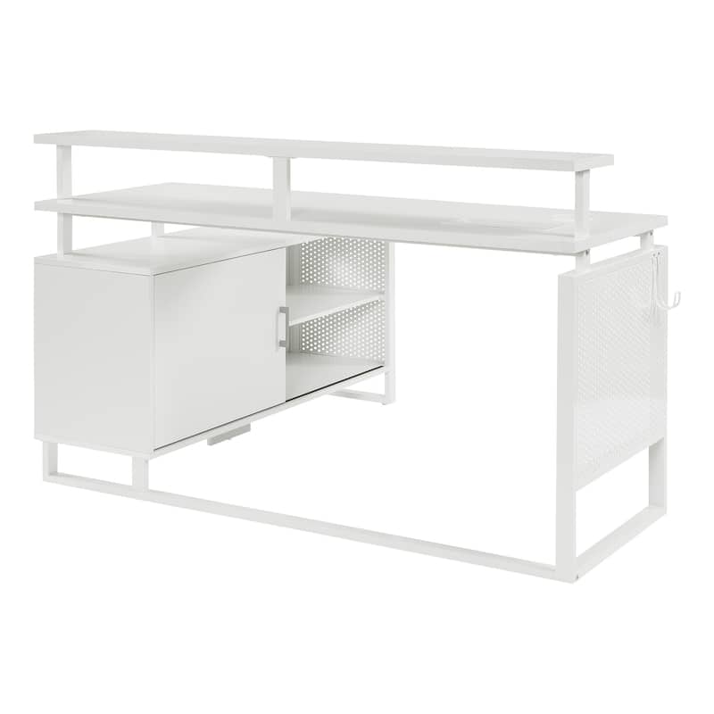 ACE L-Desk with Hutch Shelf