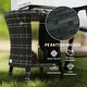 preview thumbnail 5 of 25, Outsunny 18" Outdoor Wicker Coffee Table, 2-Tier Patio Side Table with Storage