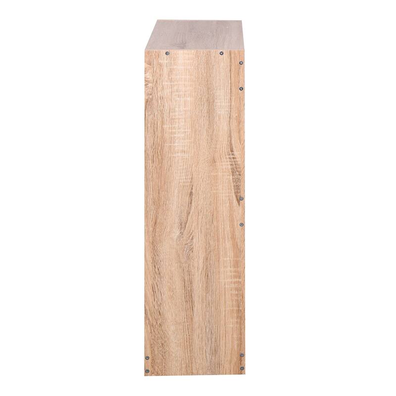 Wooden Shoe Storage Cabinet with 2 Flip Doors