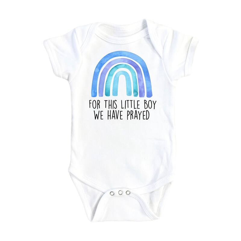 Religious Rainbow - Baby Boy Girl Clothes Infant Bodysuit Funny Cute Newborn - Natural - Newborn