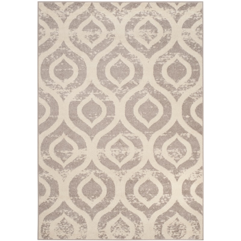 SAFAVIEH Amsterdam Wilhelmina Modern Rug - Ivory/Mauve - 5' 1" x 7' 6"