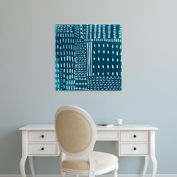 Easy Art Prints Chariklia Zarris's 'Sashiko Stitches III' Premium Canvas Art