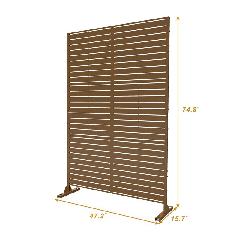 Outdoor Pattern Privacy Metal Screen Patio Garden Fence Panel
