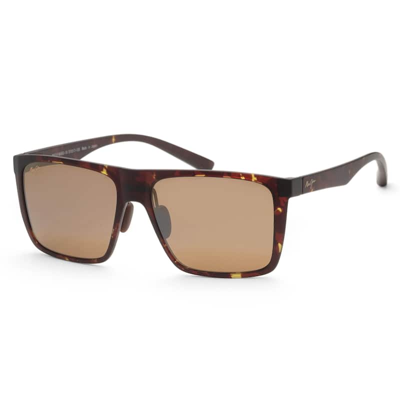 Maui Jim Men's Honokalani 57 mm Brown Sunglasses MJ0455S-003