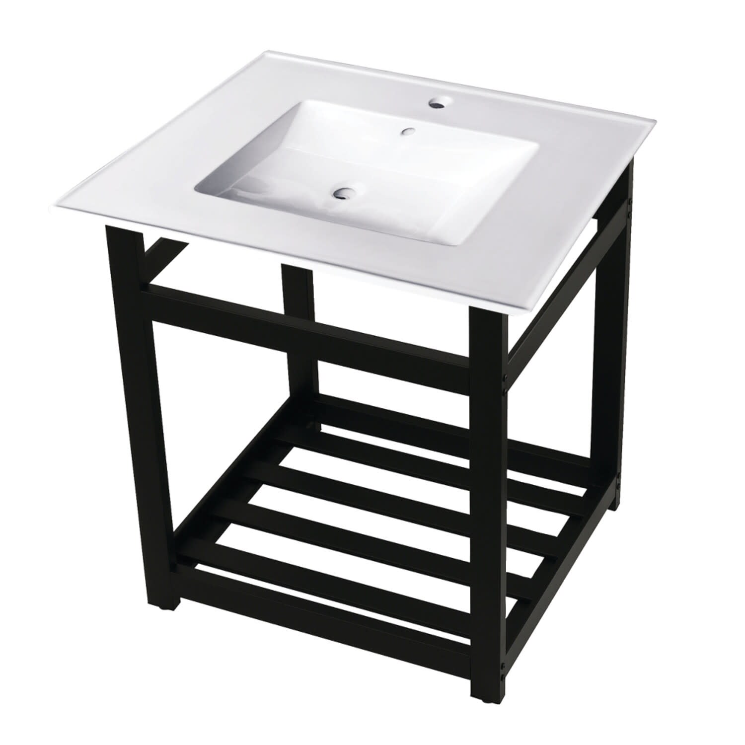 Kingston Brass 25" Wide Ceramic Console Sink