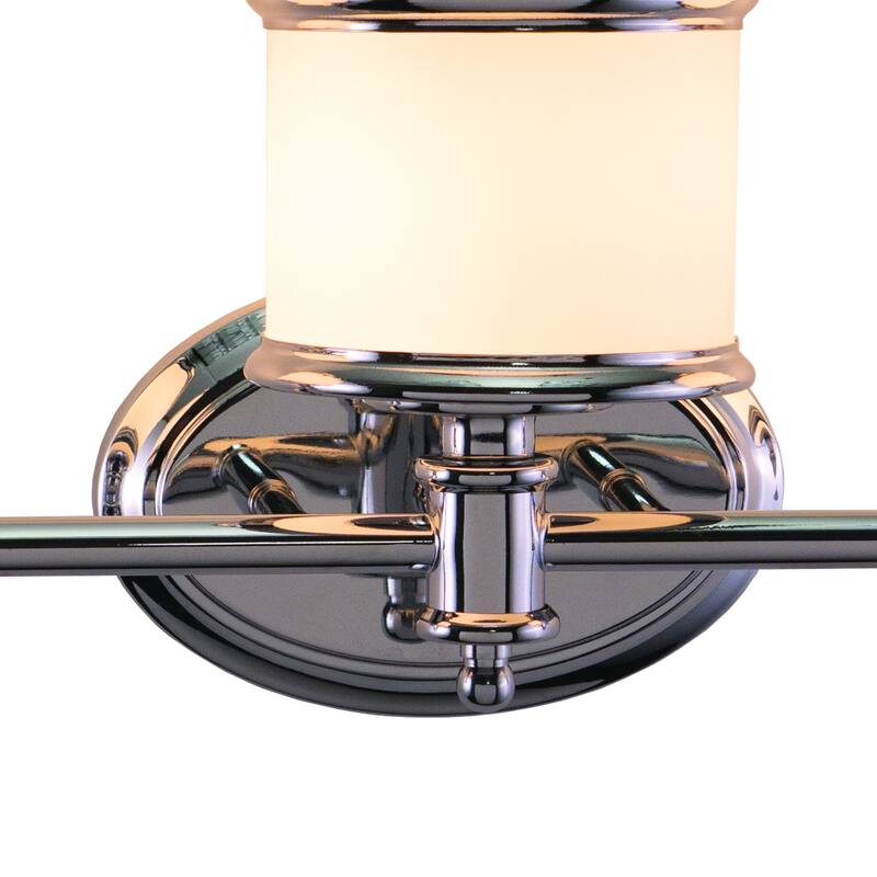 Carlisle 3 Light Chrome Bathroom Vanity Fixture