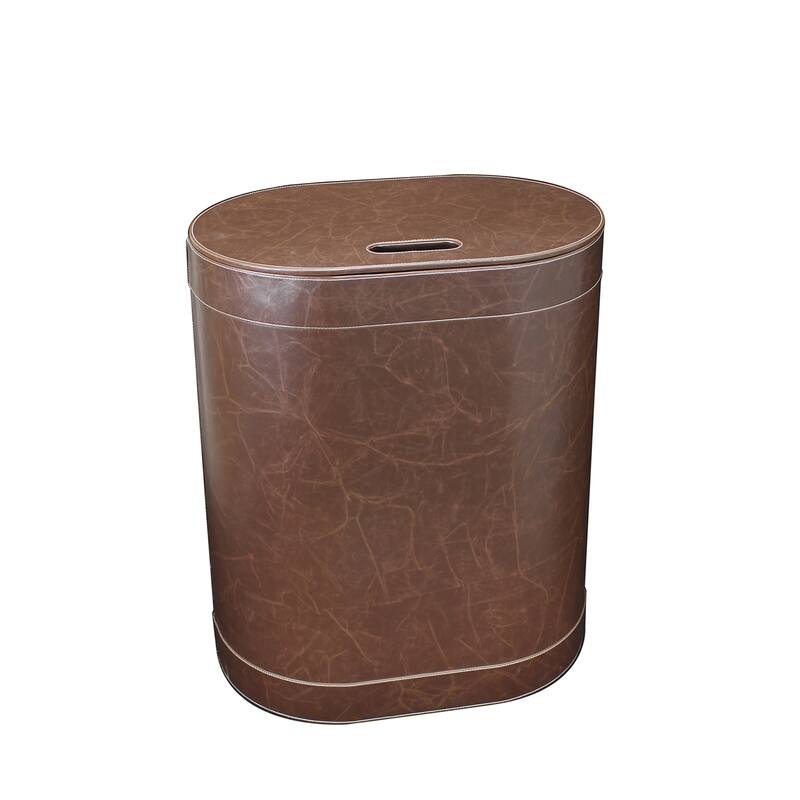 WS Bath Collections Vintage 2467 Vintage Synthetic Waste Basket - Brown