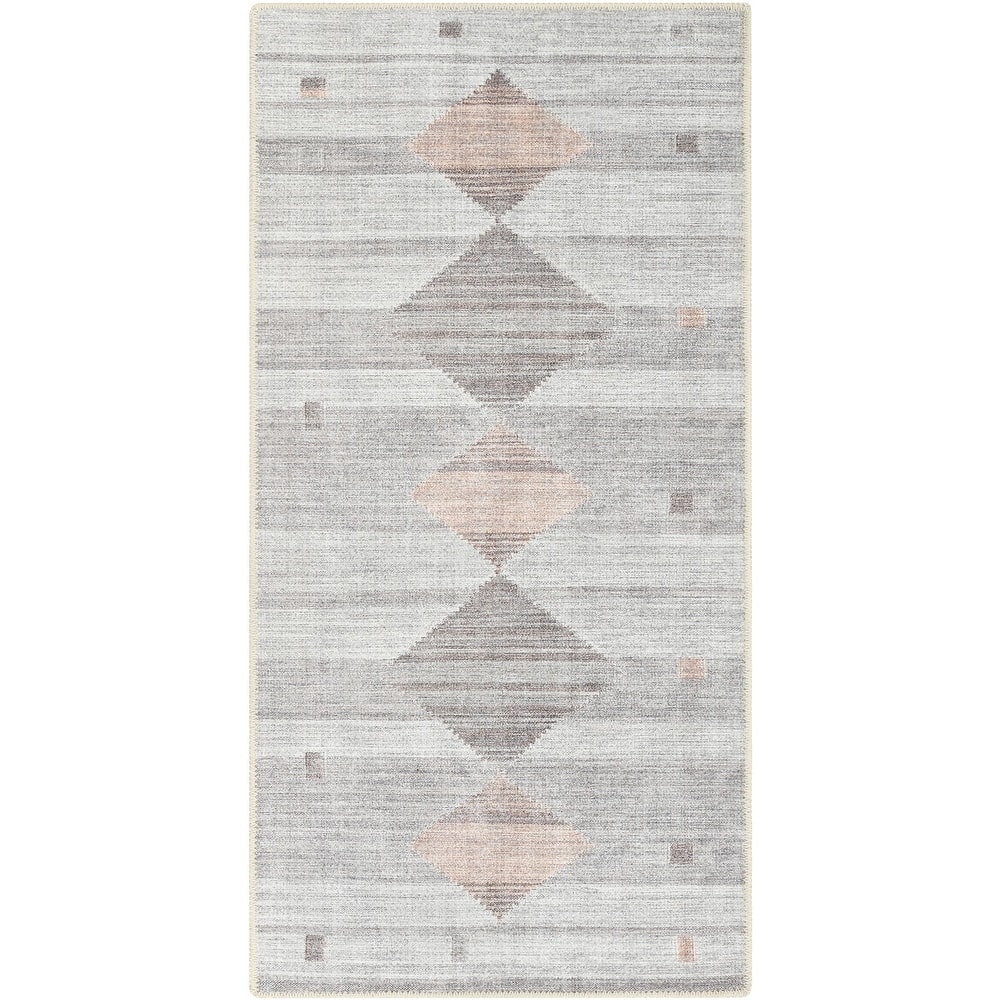 Well Woven Lotus Argonne Southwestern Machine Washable Area Rug