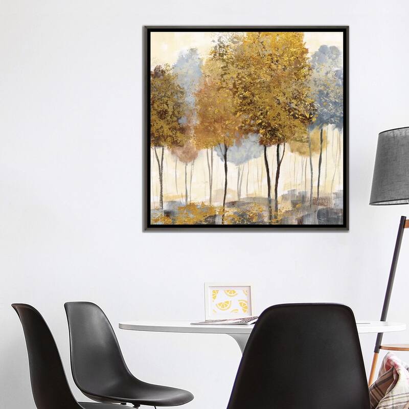 iCanvas "Metallic Forest II" by Nan Framed