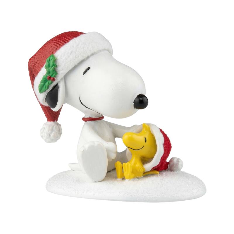 Dept 56 Happy Holidays Snoopy and Woodstock Christmas Figure