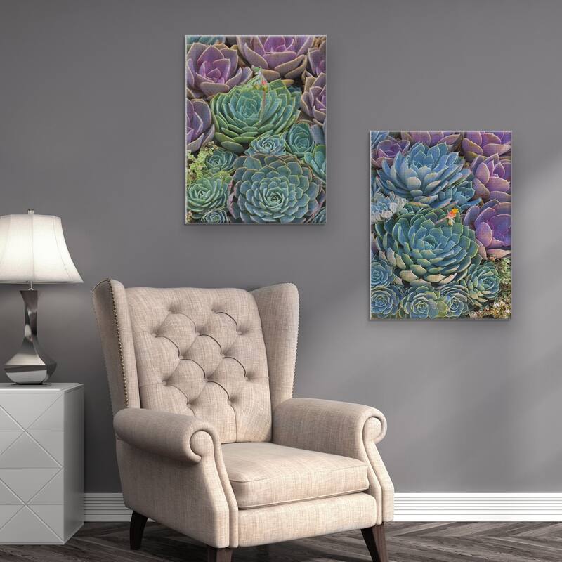 Succulent Gemstones III, IV by Robin Constable Hanson Canvas Art Prints