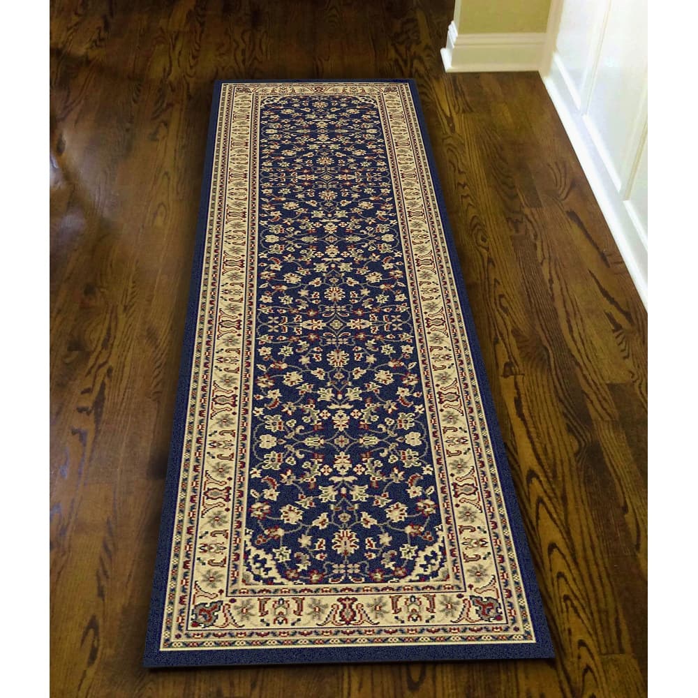 Admire Home Living Caroline Traditional Floral Sarouk Pattern Area Rug