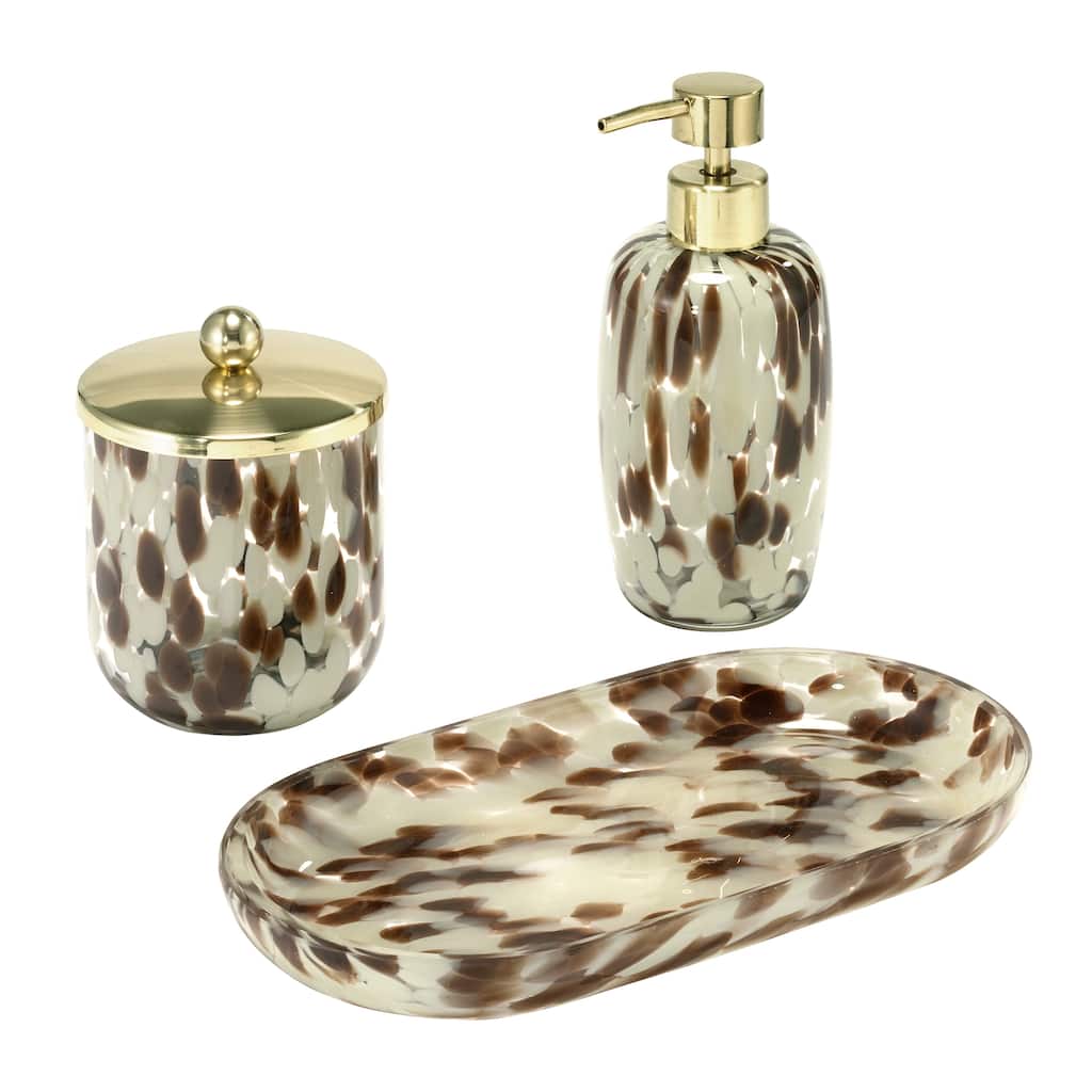 Nicole Miller Safari 3-Piece Vanity Set - 3 Pc Vanity Set