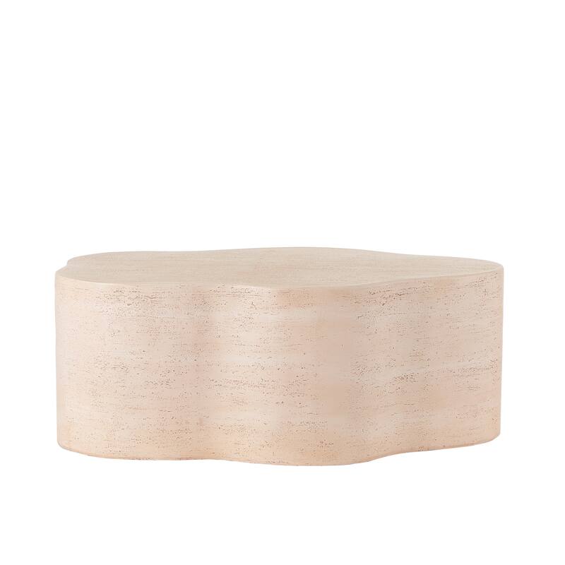 Christopher Knight Home - Modern Indoor & Outdoor Coffee Table with Cloud-Shaped Design