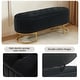 preview thumbnail 36 of 120, Velvet Storage Bench for Bedroom