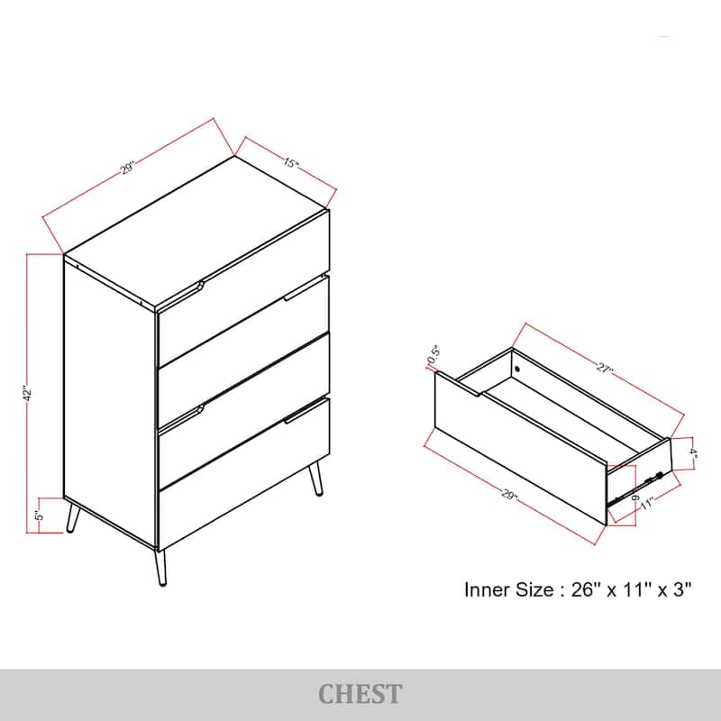 CraftPorch Luxury Chest