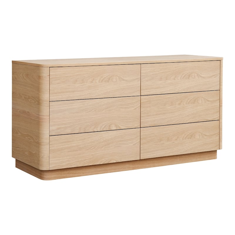 NADAAL STUDIOS Odette - Walnut and Oak Veneer Finish Dresser, Brown