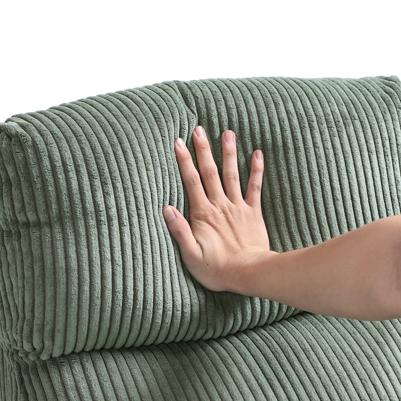 Covelo Corduroy Push Back Reclining Chair