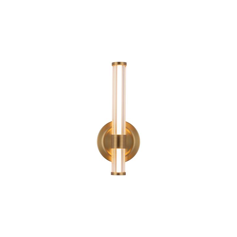 Alora Lighting WV509012-UNV Elsie 2 Light 12" Tall LED Bathroom Sconce - Brushed Gold