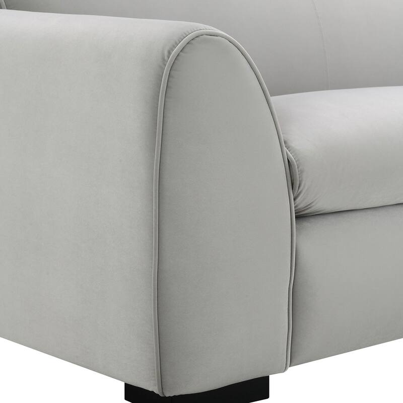 Furniture of America Corwin Modern Bench Style Arm Chair with OEKO TEX Certified Fabric