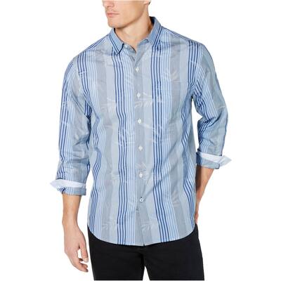 Tommy Bahama Mens Hibiscus Mirage Button Up Shirt,, Blue, 3XL