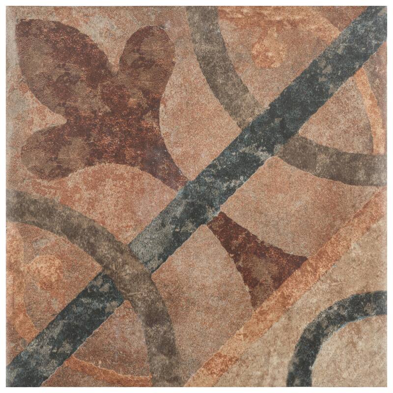 Merola Tile Americana Cleveland 8-3/4" x 8-3/4" Porcelain Floor and Wall Tile