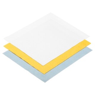 Lot De 10 Chiffons Microfibre Zaplyte – 7 X 6 Cm – Doux Pour Nettoyer Lentilles, écrans, Lunettes – Blanc