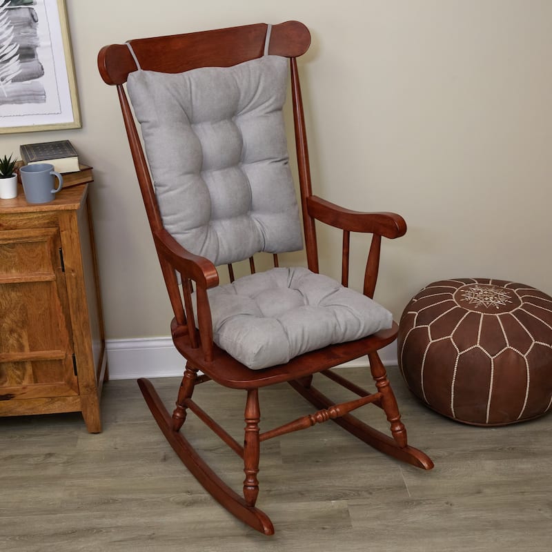 Klear Vu Twillo Jumbo Rocking Chair Cushion Set - Single - Grey