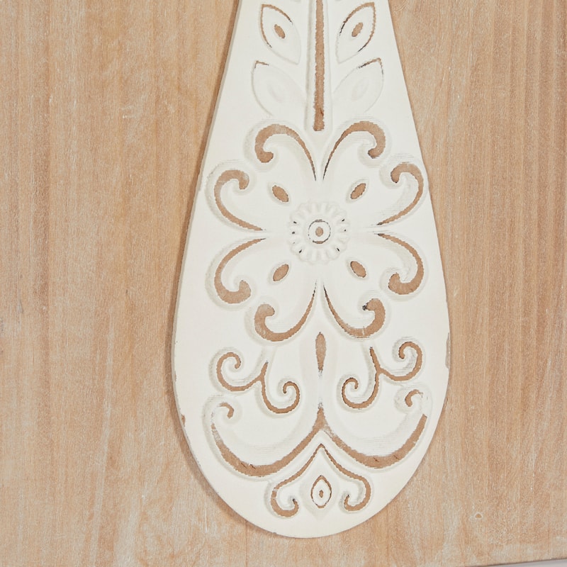 Wooden Utensils Carved Wall Decor - Set of 2 Brown - Roche River Decor