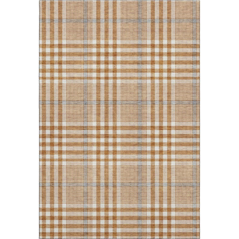 Premium Washable Super Soft Modern Plaid Mayfield Rug