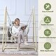 preview thumbnail 4 of 5, Swing Chair Handmade Macrame Swing Hammock Chair with Stand