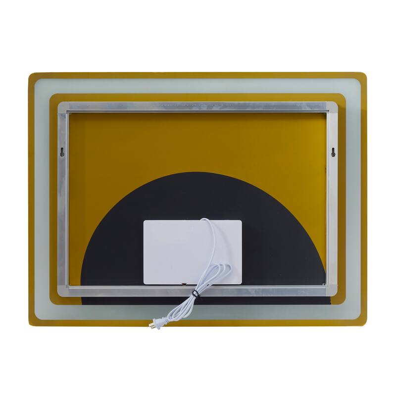 Clear Glass Modern Rectangle LED Mirror - MULTIPLE SIZES
