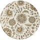 preview thumbnail 13 of 50, Livabliss Athena Transitional Area Rug White - Round - 6' x 6'