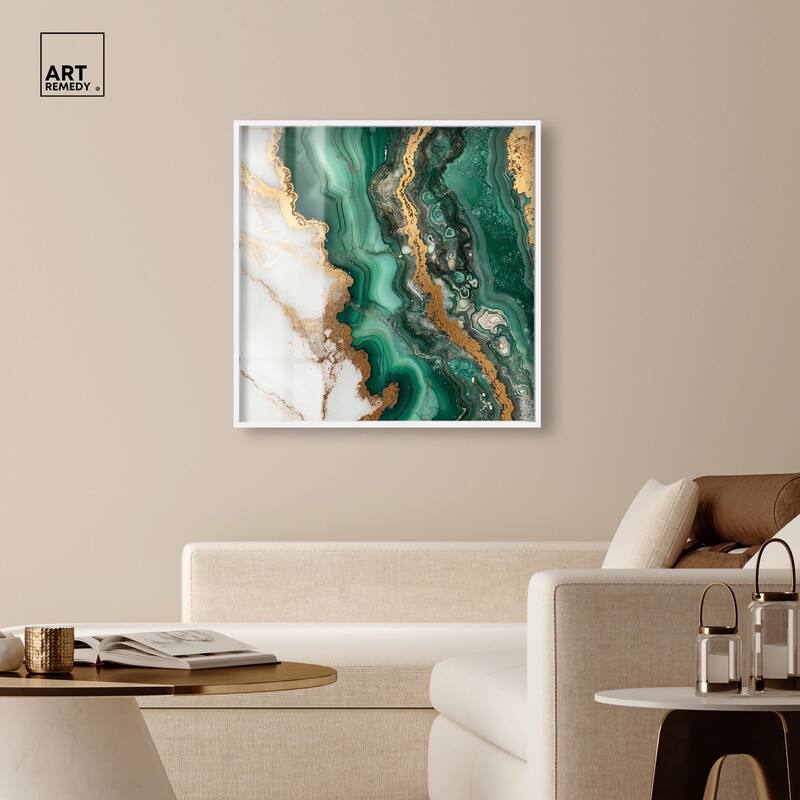 Malachite Majesty Shadowbox by Art Remedy