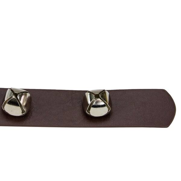 Shop 20 Silver Jingle Bell Brown Belt Strap Door Hanging Christmas