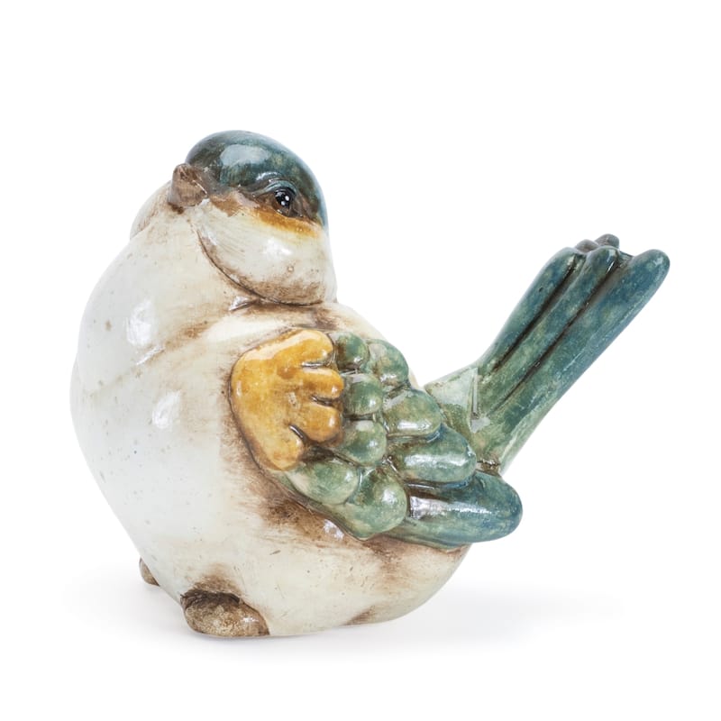 Terra Cotta Bird Figurine (Set of 6)