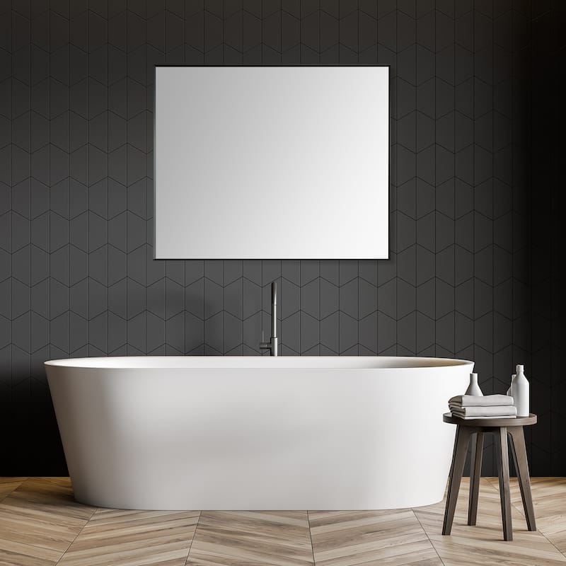 Altair Sassi Bathroom/Vanity Aluminum Framed Wall Mirror
