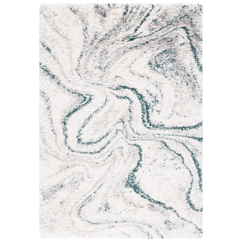 SAFAVIEH Fontana Shag Gisela Modern Abstract 2-inch Thick Rug